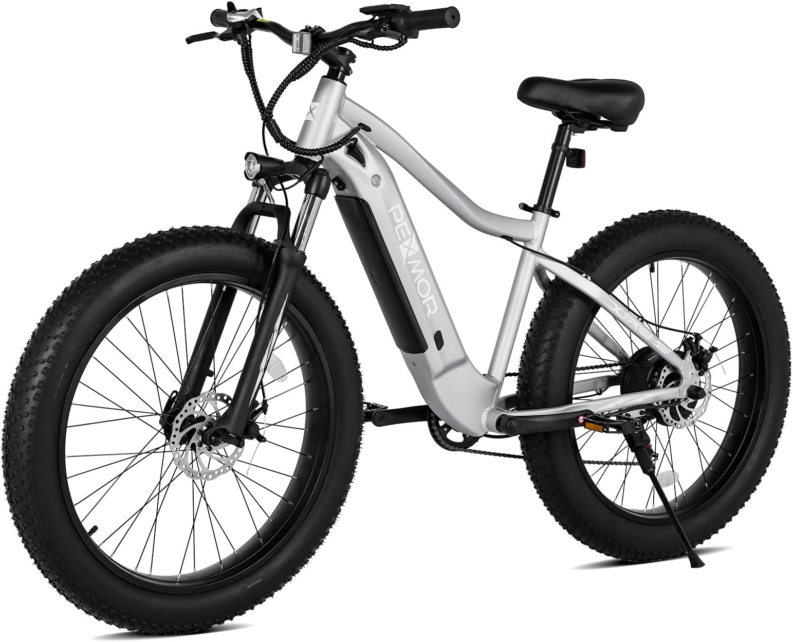 PEXMOR Electric Bike for Adults, 750W (Peak 1000W) BAFANG Motor 32MPH | 48V 14AH Removable LG Battery Mountain Ebike, 27.5" /26" Fat Tire Electric Commuter Bicycle 7 Speed | Front Suspension