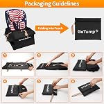 Sac de voyage pour siège auto, grand sac de couverture de voyage de siège auto avec résistance à la déchirure & Améliore le tissu de point, sac de vérification durable de porte pour avion, convient aux sièges auto convertibles, porte-bébé & Sièges d'appoint