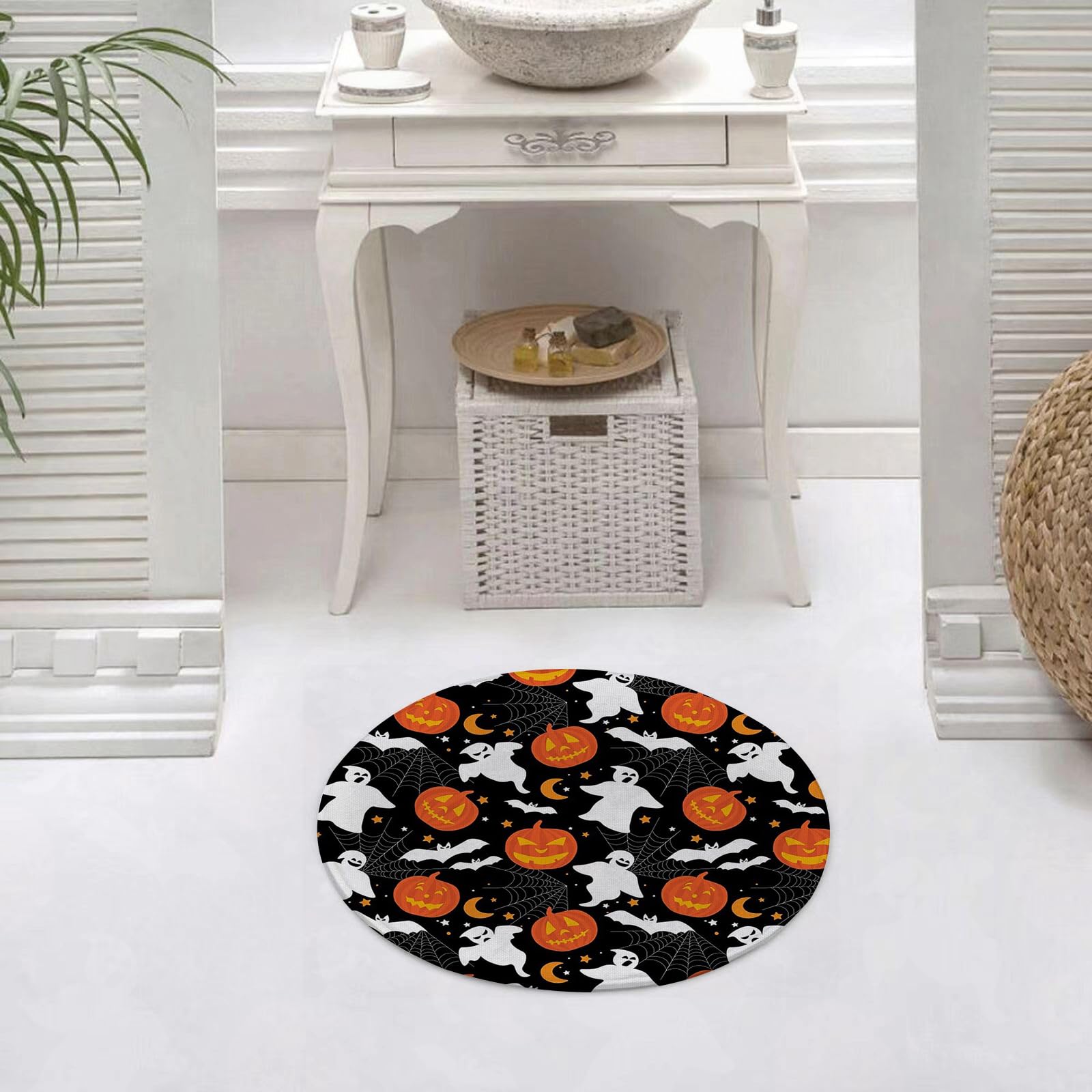 Paco Home Moderno Tappetino Da Bagno Tappeto Bagno Shaggy Morbido Soffice Tinta Unita Nero 40x55 cm