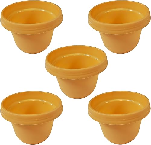 Miniatura 6 de Maceta y platillo individual, granito blanco de 12 pulgadas, maceta de plástico, maceta de plántulas, maceta de vivero, maceta de flores coloridas,