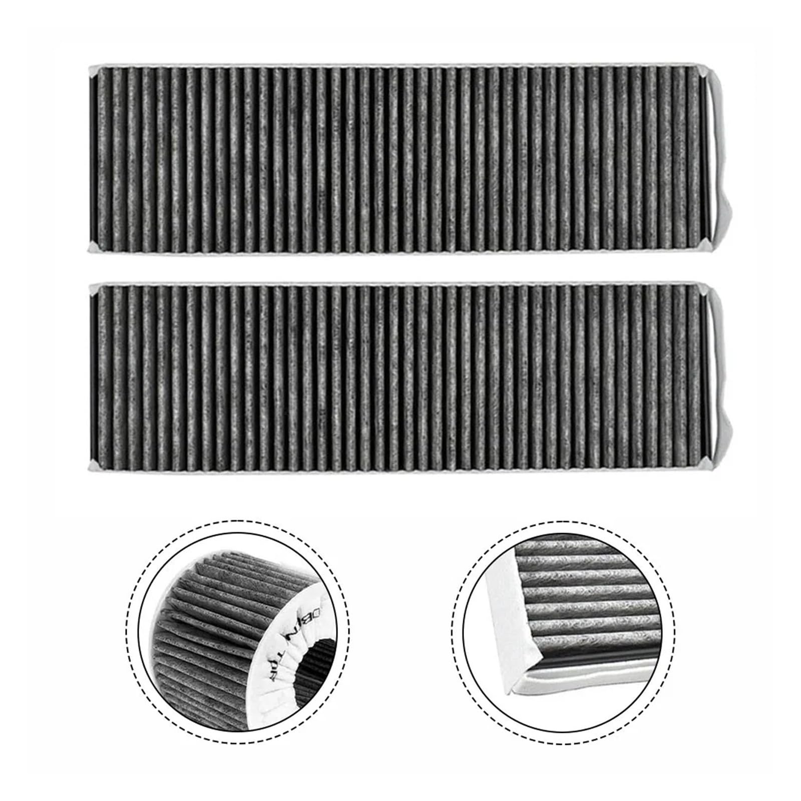 Paquete De 2 Filtros De Carbono: Compatible Con BAKFS Básico, Compatible Con Pure Puakf, Reemplazo De Filtro De Pantalla De Campana Extractora