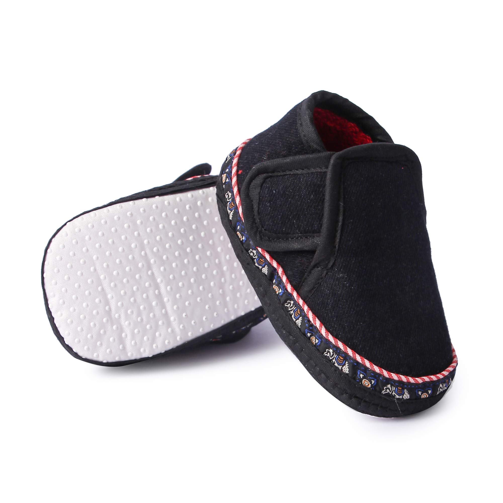 Baby Boys & Baby Girls Shoes for Boys & Girls, Infant Shoes for Newborn, First Walking Baby Shoe (6-9 Months) Blue (Navy Blue)-image-48