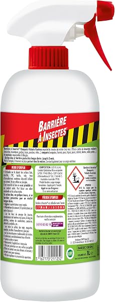 BARRIERE A INSECTES Vaporisateur contre les Insectes Rampants, Volants, Acariens, Prêt à l'emploi, 1 L, BARSEC1000N - 2
