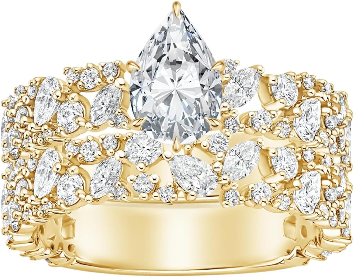 1-4 Ct Moissanite Ring In 10k 14k 18k Gold & 925 Sterling Silver Solitaire Flurry Moissanite Bridal Rings Set Christmas Gift For Women