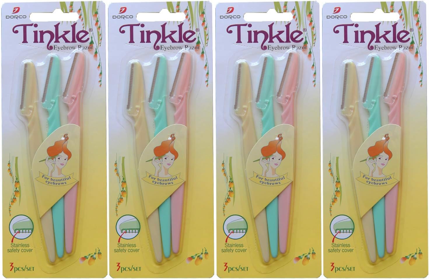 TINKLE Eyebrow Razor - 24 Pieces