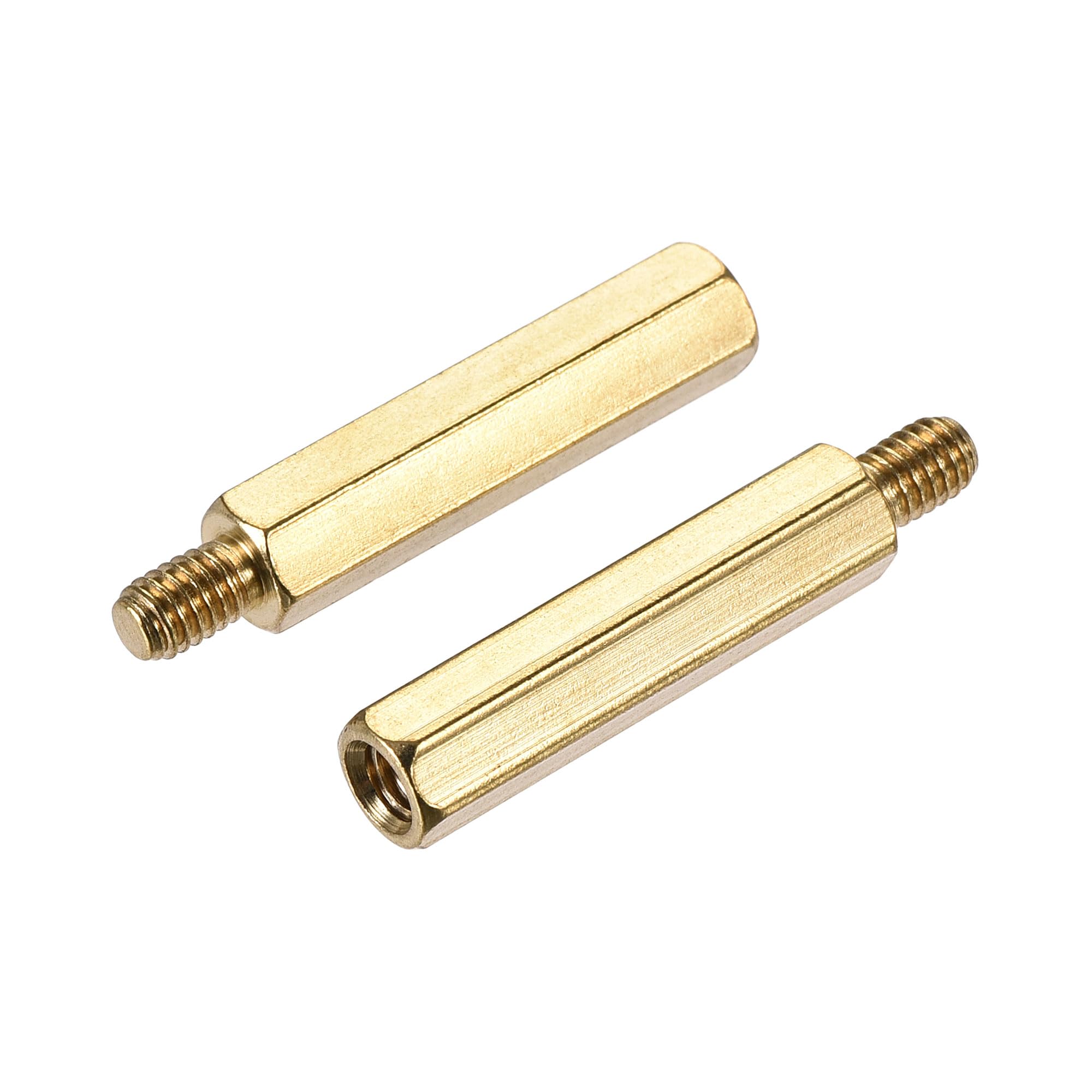 M4 Brass Hex Standoffs – Male-Female Spacers For PCB Board Mounting (Multi-Pack)