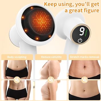 Handheld Body Massager, Portable and Cordless Massager for Deep Relaxation