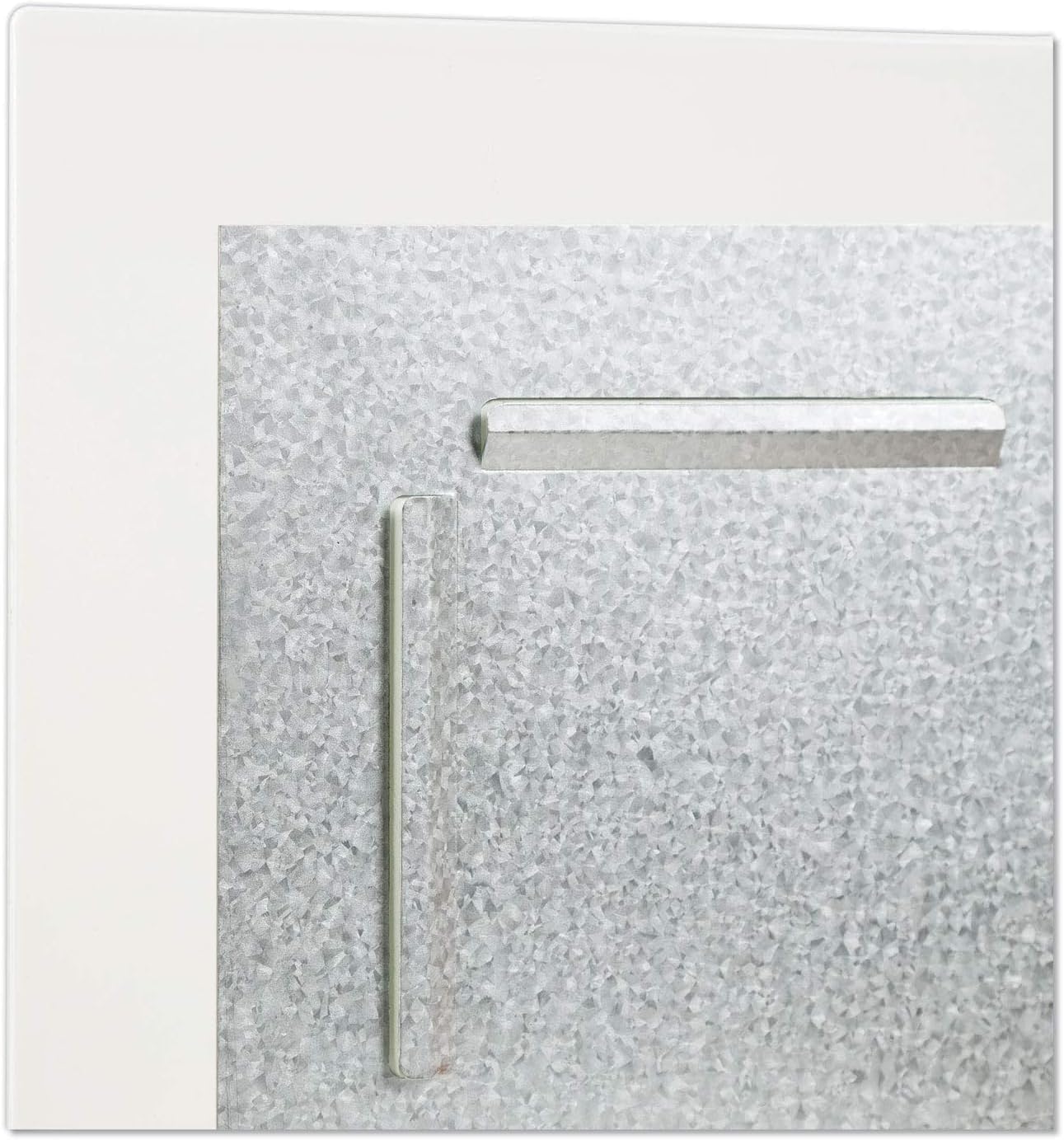 U Brands Floating Non-Magnetic Glass Dry Erase Whiteboard, Includes Shag Eraser & Markers, 1 Magnet, 36 X 24 (3975U00-01)