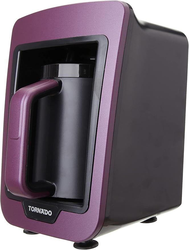 TORNADO Automatic Turkish Coffee Maker 330ml Violet x Black TCME100 V