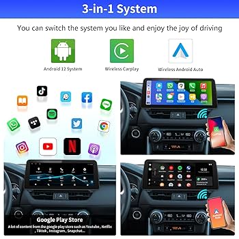 Amazon.co.jp: Road Top 12.3インチ Android 12 カーステレオ
