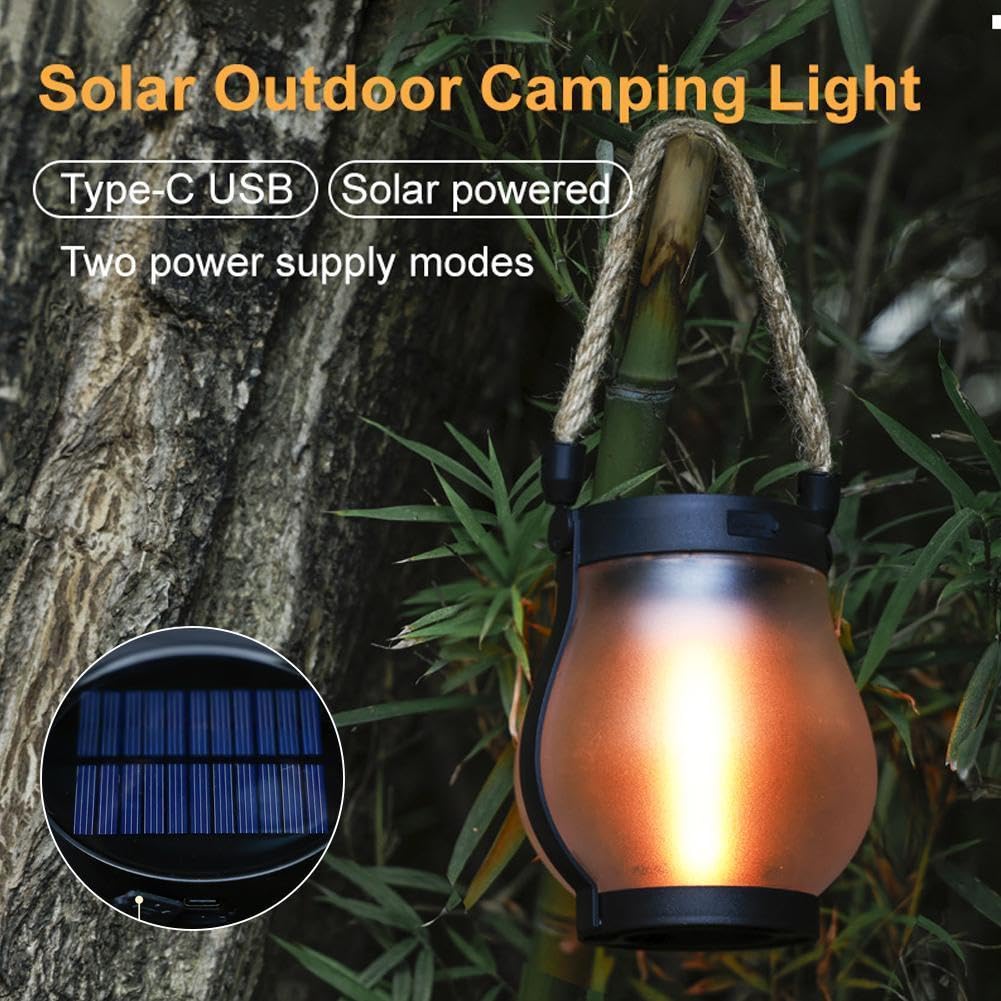 Farol solar para exteriores, linternas solares decorativas para colgar en la mesa, para jardín, patio, patio (4 unidades)