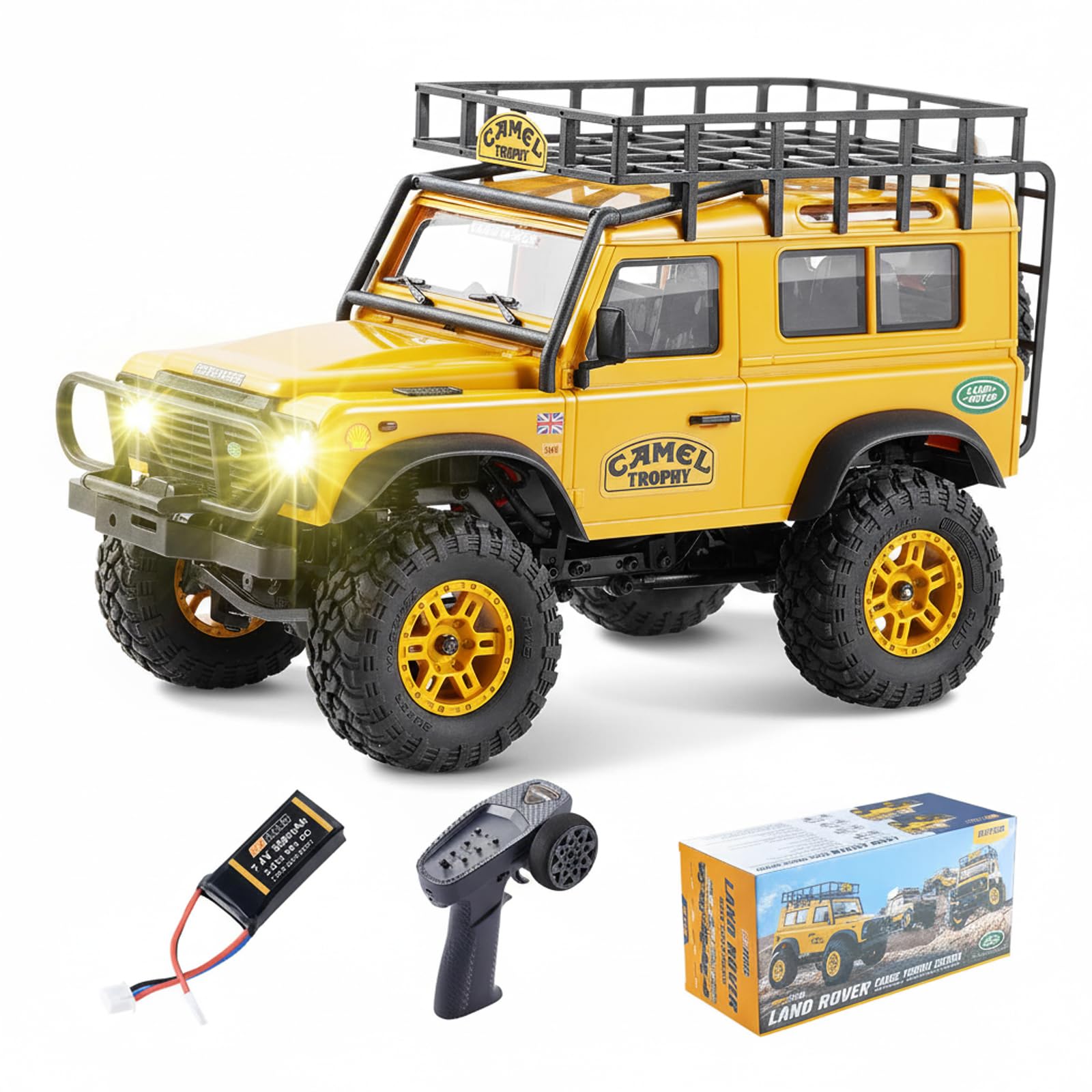 Amazon.com: EAZYRC FMS 1/24 FCX24M RC Crawler RTR, Land