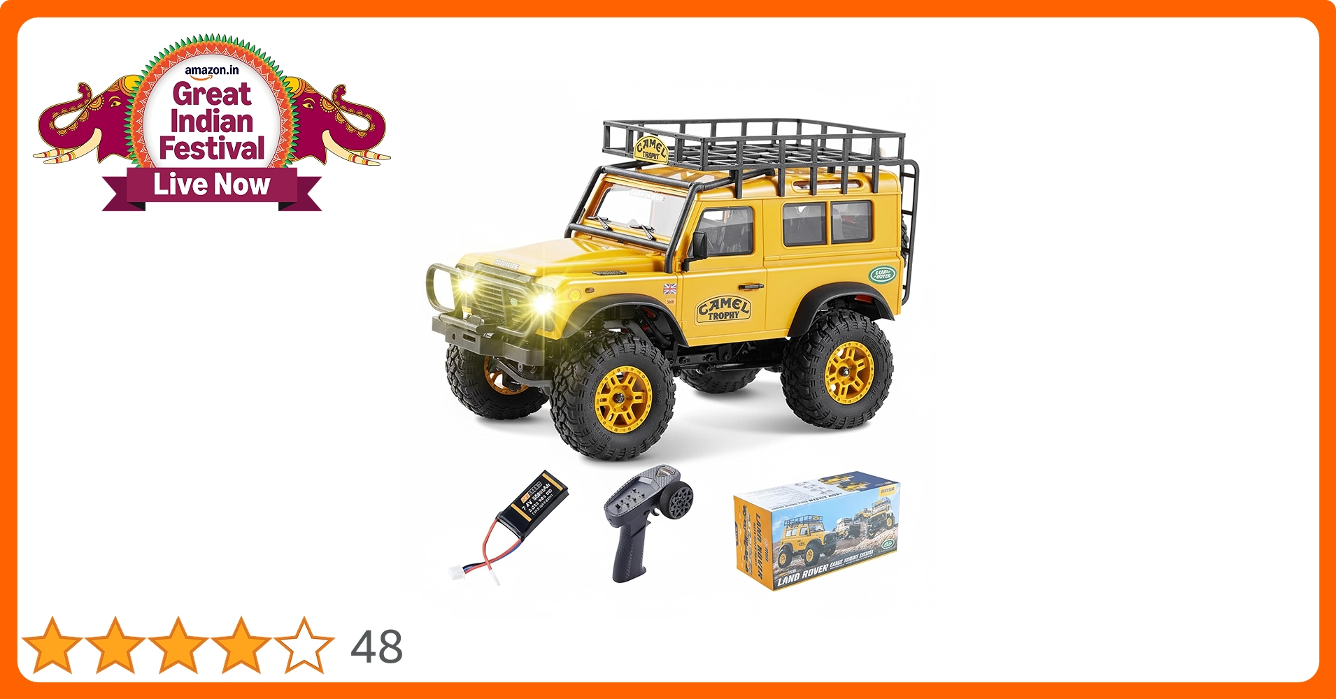 【新品】FMS ランドローバーディフェンダー90 1/24 FCX24M RTR FMS 1:24 FCX24M ランドローバー ディフェンダーD90 キャメル