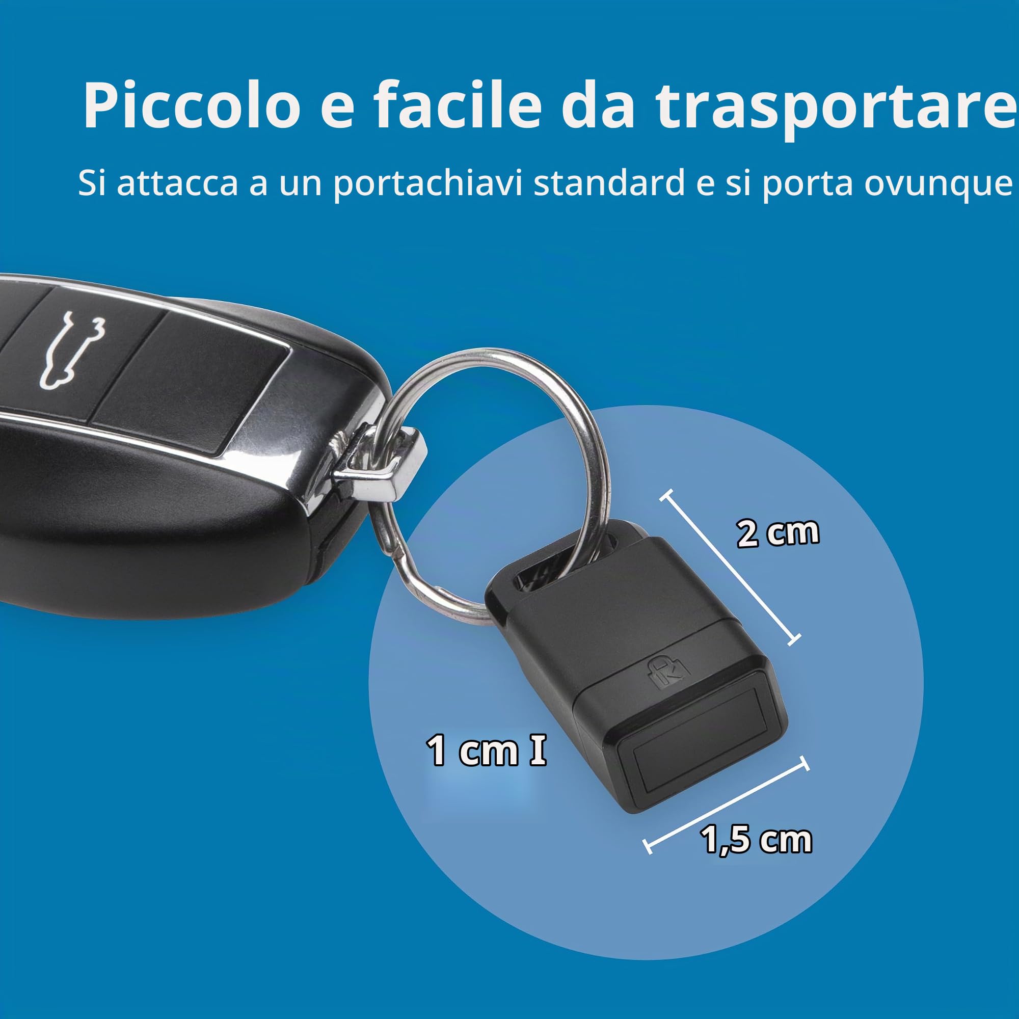 Kensington Chiavetta con Lettore di Impronte Digitali Kensington VeriMark, Nero, K67977WW