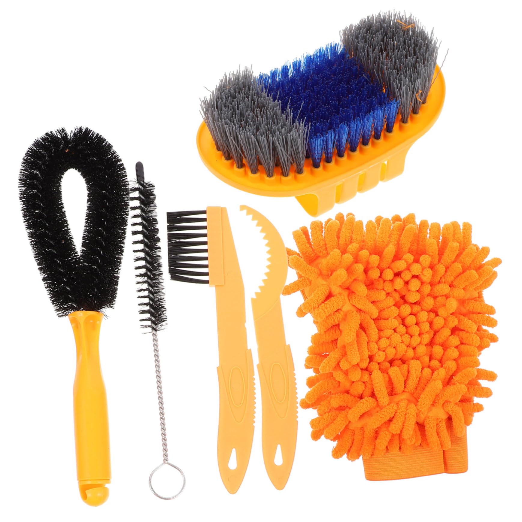 Mipcase Bike Chain Clean Brush Tool Kit Chain Cleaning Set Bike Washer for Bicycle Cleaning Chain
