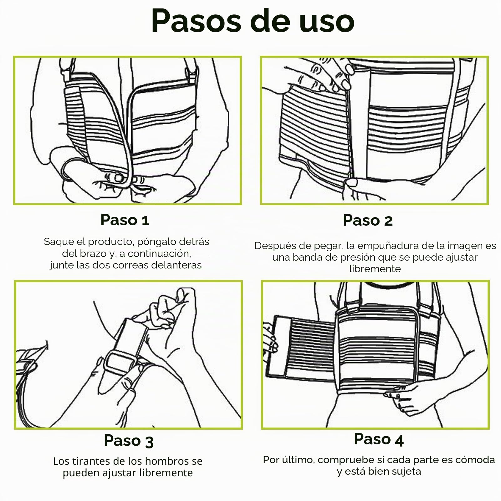 Vendaje Para Costillas Rotas, Vendaje Ajustable Transpirable Para La Cadera Vendaje Protector Lumbar Correa Protectora Costillas Envoltura Compresión Para Mujeres Y Hombres Alivio Para Costillas Rotas