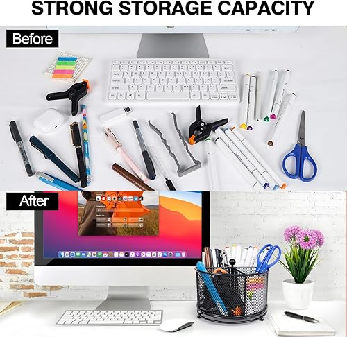 Miniatura 8 de Soporte multifuncional giratorio de 360, organizador de cosméticos, soporte para cubiertos para cocina, fiesta, campamento, picnic, vestidor,