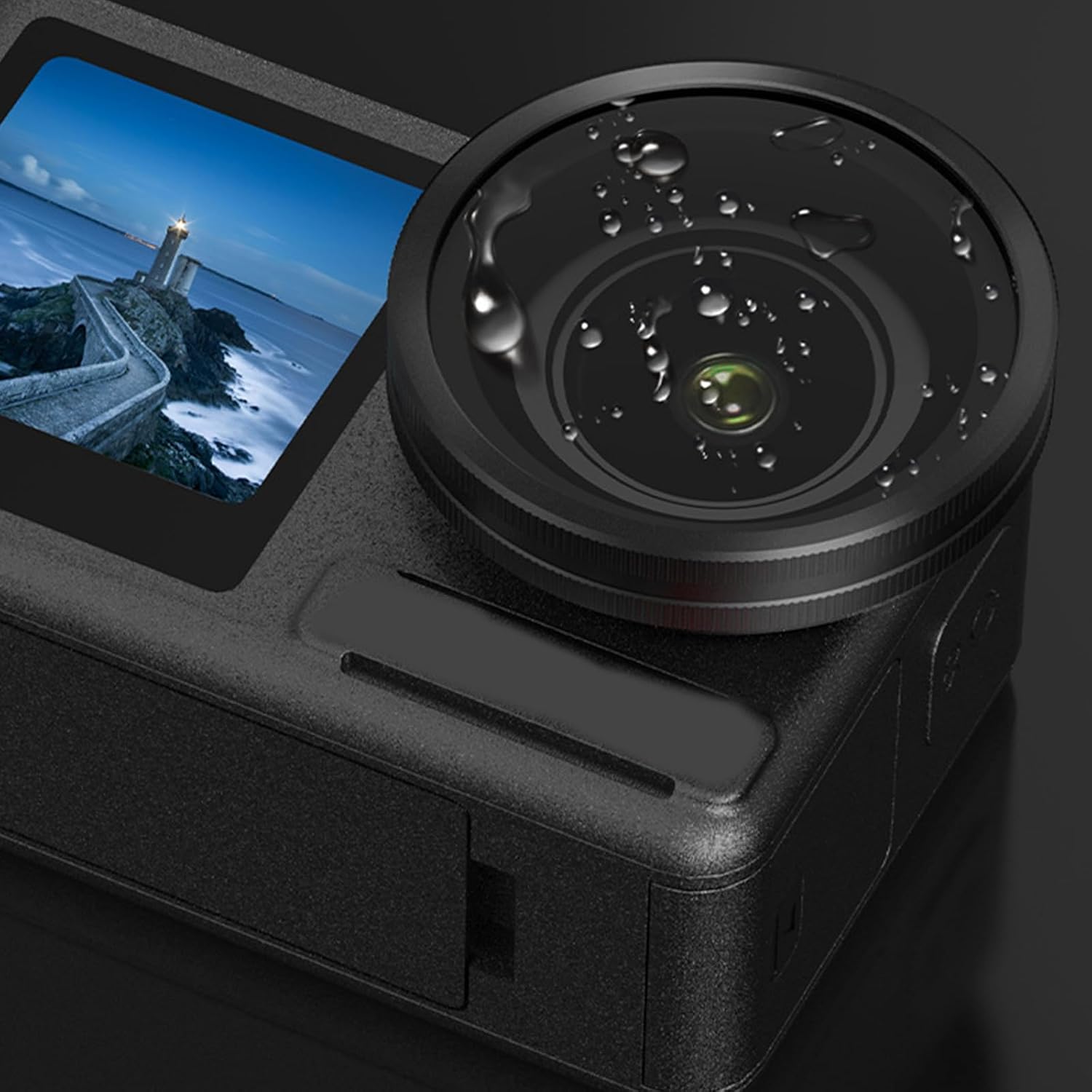 The enhanced lens magnifies wide for action. 5 cameras VLOG handheld replacement travel photography wide