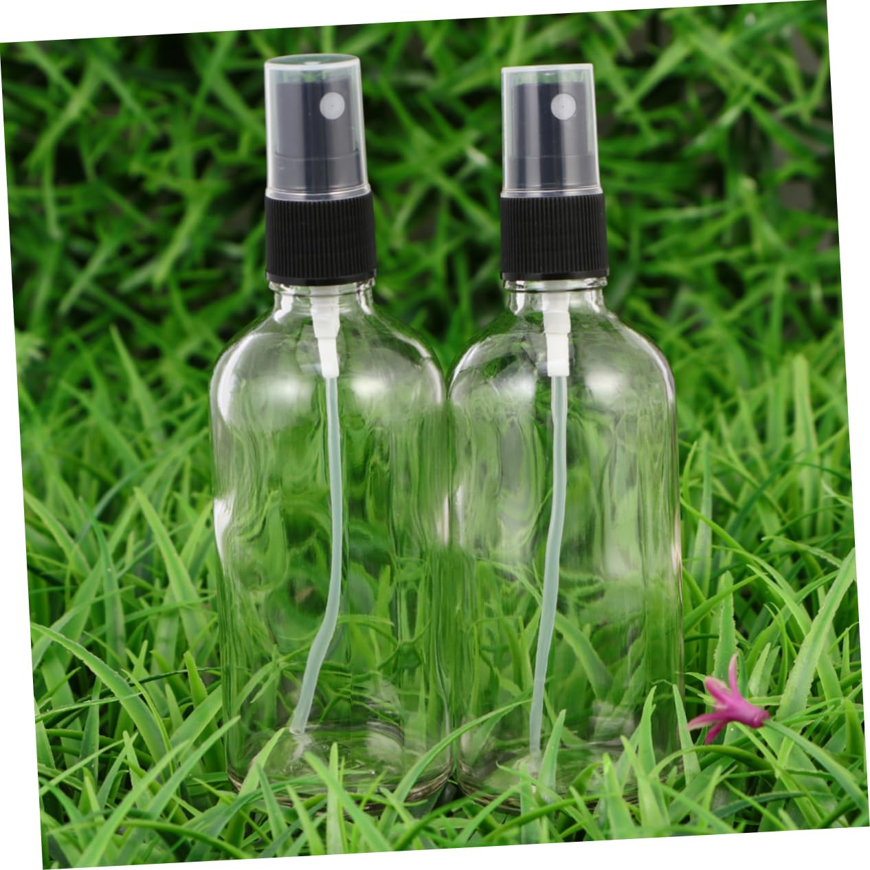 POPETPOP Flacon Pulvérisateur Vide Rechargeable en Verre 100ml, Lot de 6