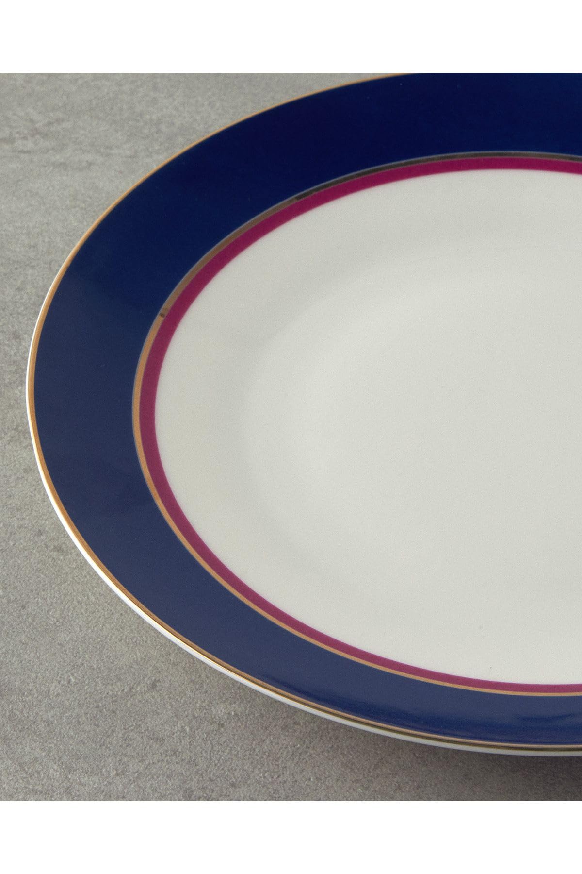 English Home Carny Bone Porselen Servis Tabağı 25 Cm Lacivert