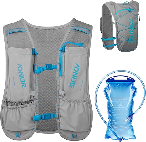 Miniatura 16 de Azarxis Chaleco de Hidratación para Correr Mochila 5L 5.5L para Mujeres y Hombres para Correr en Senderos Carrera de Maratón Ciclismo Senderismo #2