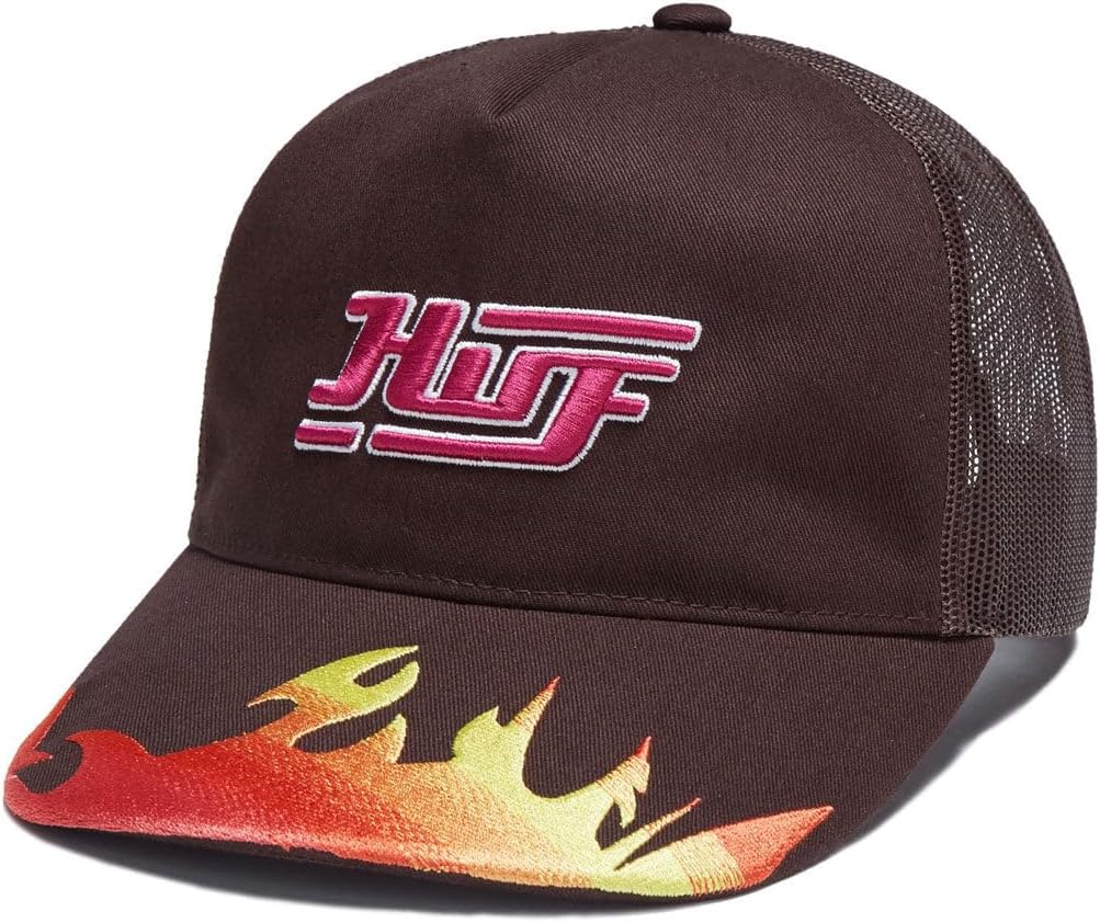 HUF Exhaust Trucker Hat - Bison