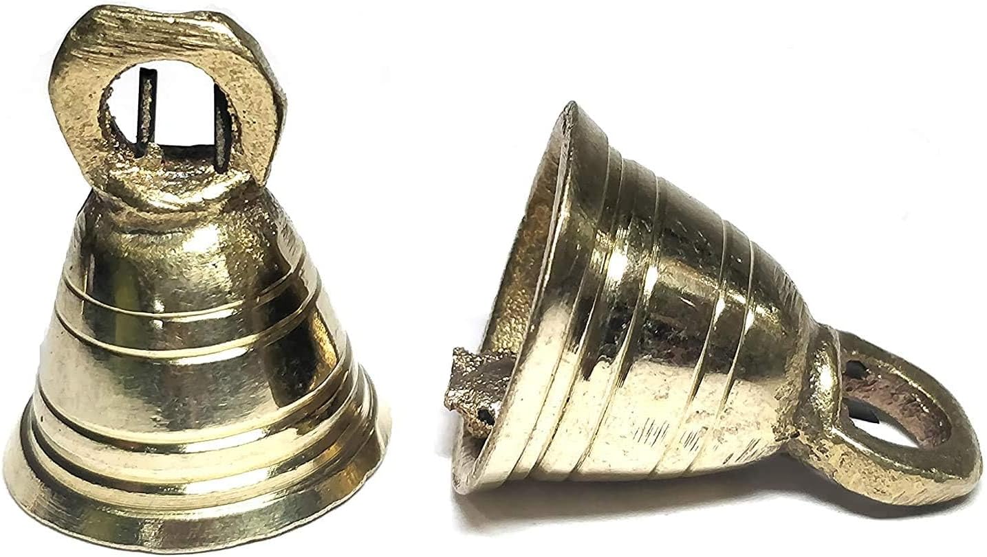 Lot of 20 Brass Bells 1.13" H Vintage Style India Craft Decorative Camel Sheep Horse