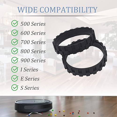 Miniatura 2 de Garbage fighter Neumáticos para series 500, 600, 700, 800 y 900, e5, e6, i7, antideslizantes, gran adherencia y fácil montaje, repuesto de ruedas