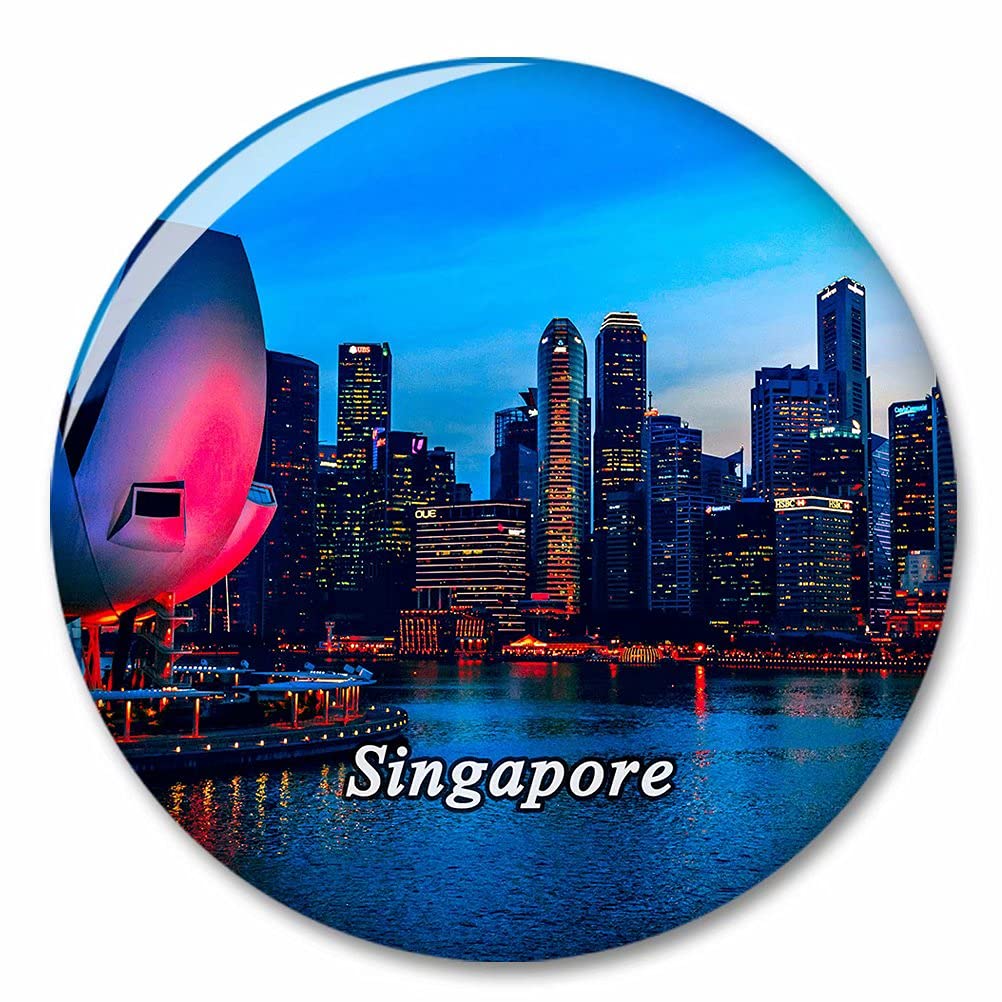 Kxrsm Bxtkpq-Singapore-5098 Singapore Fridge Magnet Decorative Magnet Bottle Opener Tourist City Travel Souvenir Collection Gift Strong Refrigerator Sticker