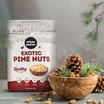 Urban Platter Lebanon Pine Nuts, 100g (Premium Quality Chilgoza)