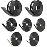 7-Size Heat Shrink Tubing Roll Kit: 4:1 Adhesive Lined, 54 Ft Marine Grade Waterproof, Insulated Sealed, Oil-Proof & Wear-Resistant, for Home Use & Industrial Applications (Black)