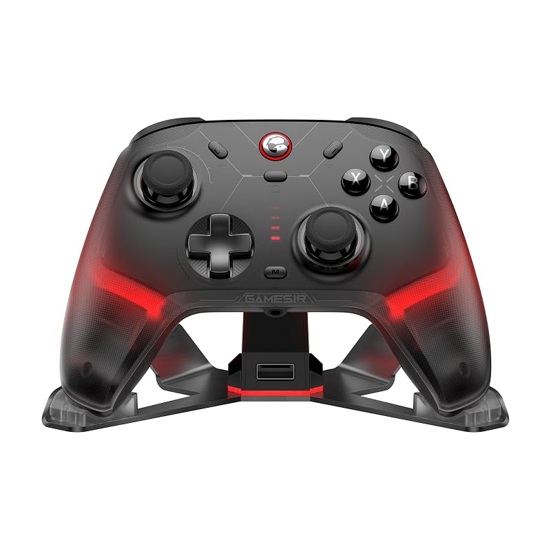 Controlador inalámbrico GameSir Cyclone 2 para PC, 1000Hz, Joysticks TMR, Negro