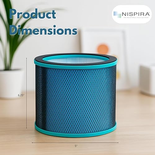 Miniatura 2 de Nispira Filtro HEPA 2 en 1 para ventilador purificador de aire de torre sin aspas ULTTY R021 R21 R020 R20 SKJ-CR021 SKJ-CR020, paquete de 2