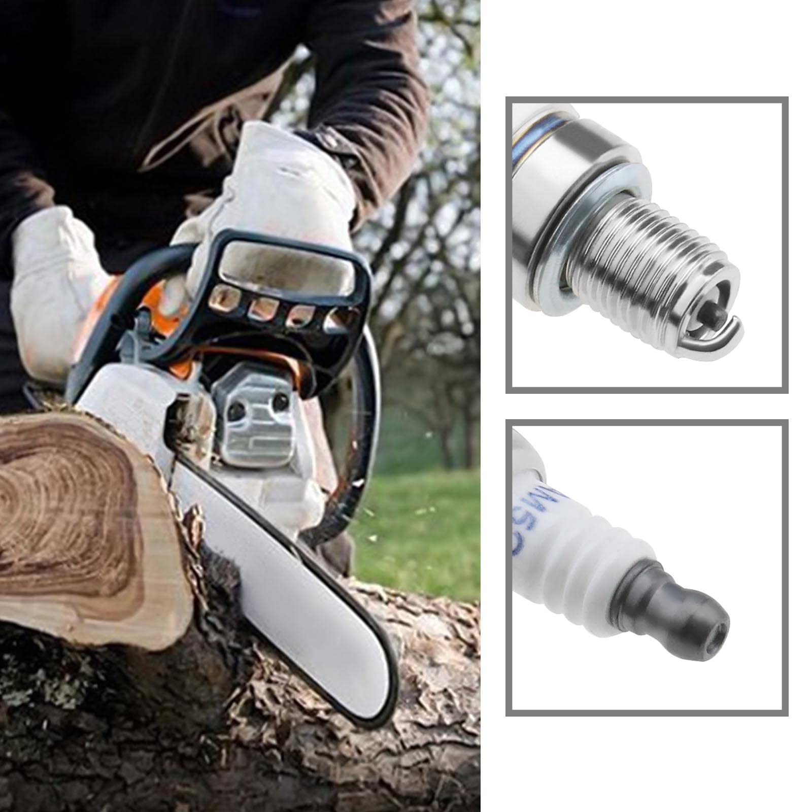 1 Ensembles De Filtre à Air, Filtre à Carburant, Bougie D'allumage, Carburateur, Ampoule D Compatible Avec Stihl Fs38 Fs45 Fs46 Fs55 Hs45 Fc55 Km55 86825452