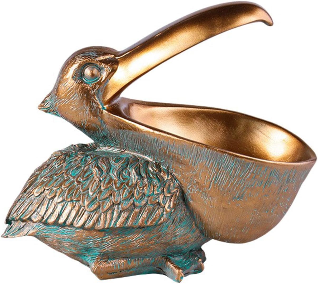 Figurine d'oiseau et bol à clés déco, le cadeau idéal pour l'entrée