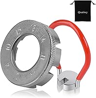 Vista 1 de Llave de radios - Llave de radios endurecida para bicicleta, herramienta de llanta de radios para ajuste y reparación de tensión de rueda