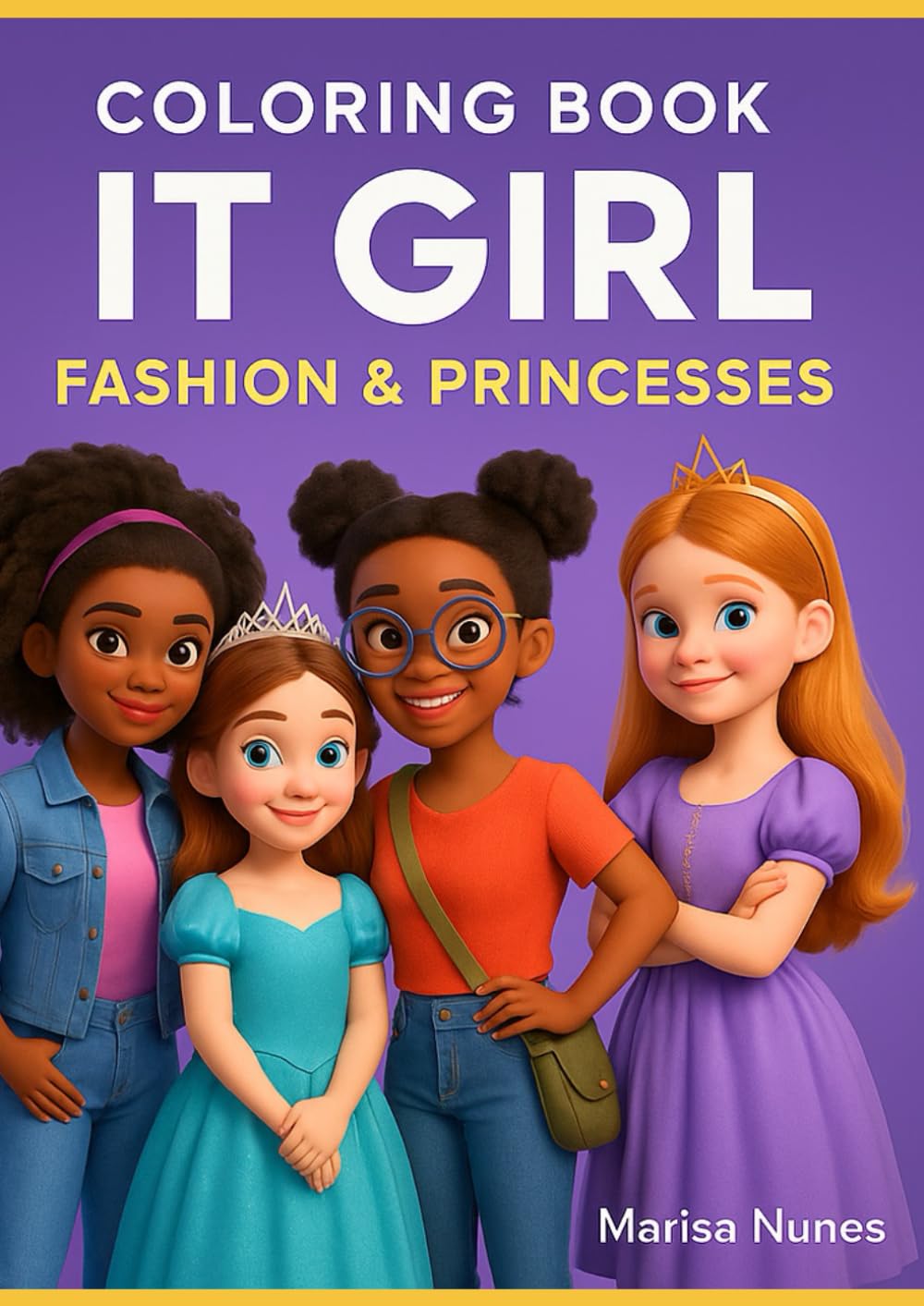 Coloring Book: It Girl Fashion & Princesses