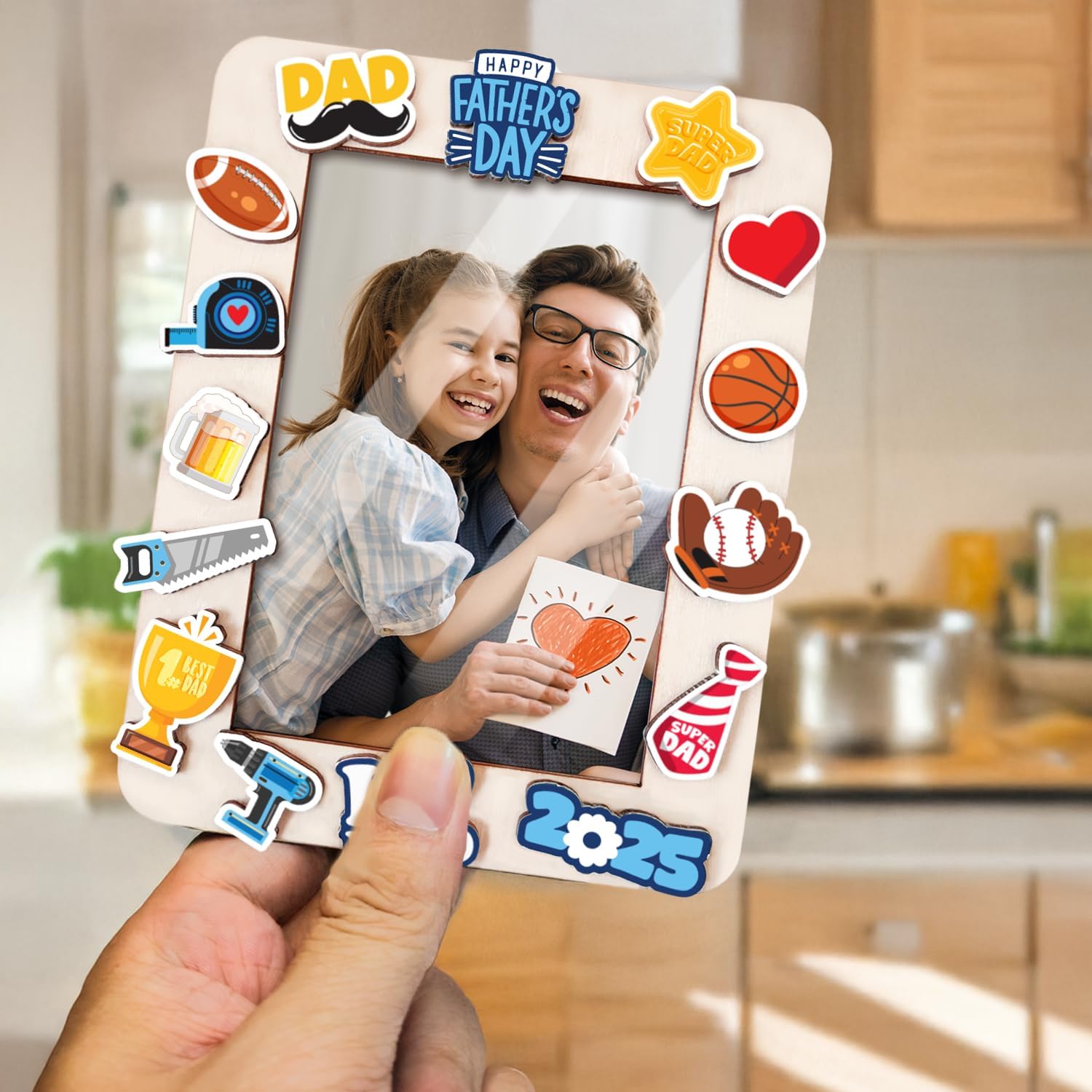 Fathers Day DIY Picture Frames Craft Kits image 4