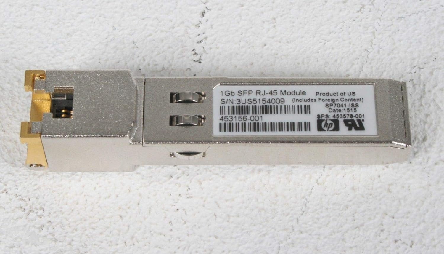 HP 453156-001 1GB SFP RJ-45 Module - 453154-B21, 453578-001 (Renewed)