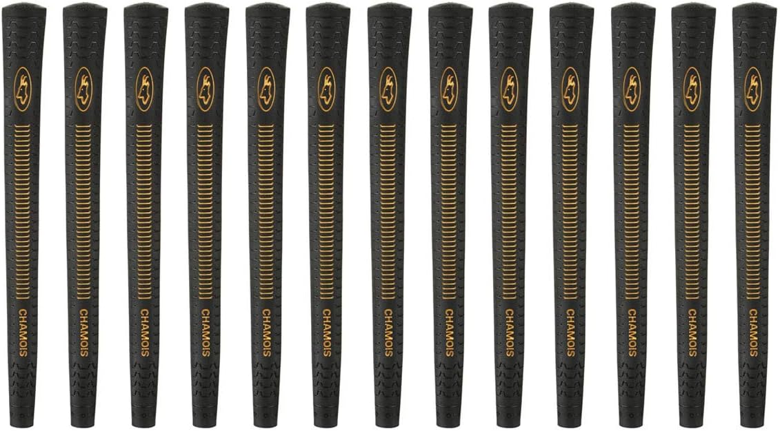 Avon Chamois Standard Black 13 Piece Golf Grip Bundle (