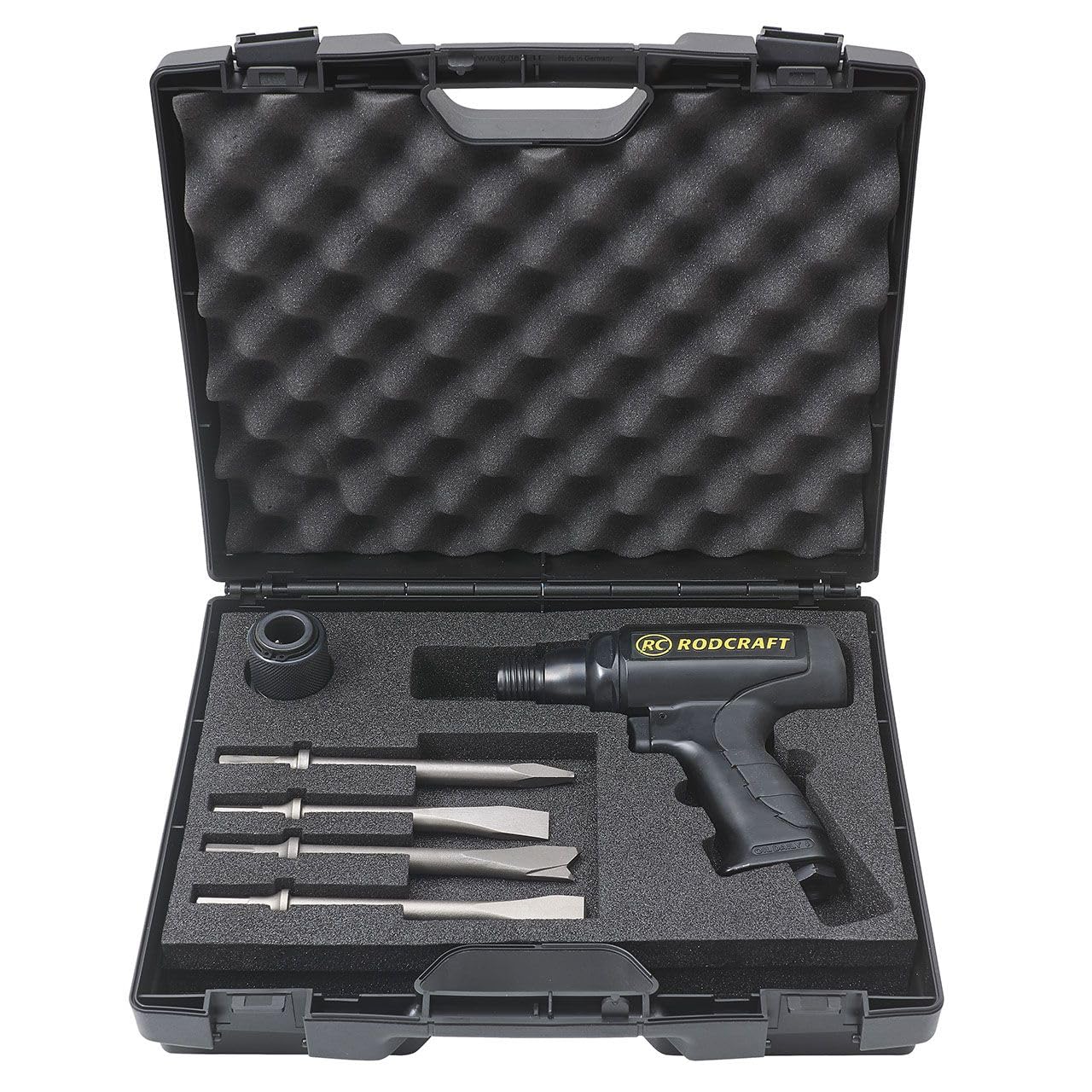 Rodcraft RC5195K-C, marteau burineur pneumatique, 2100 cps/min, 11 mm, coffret