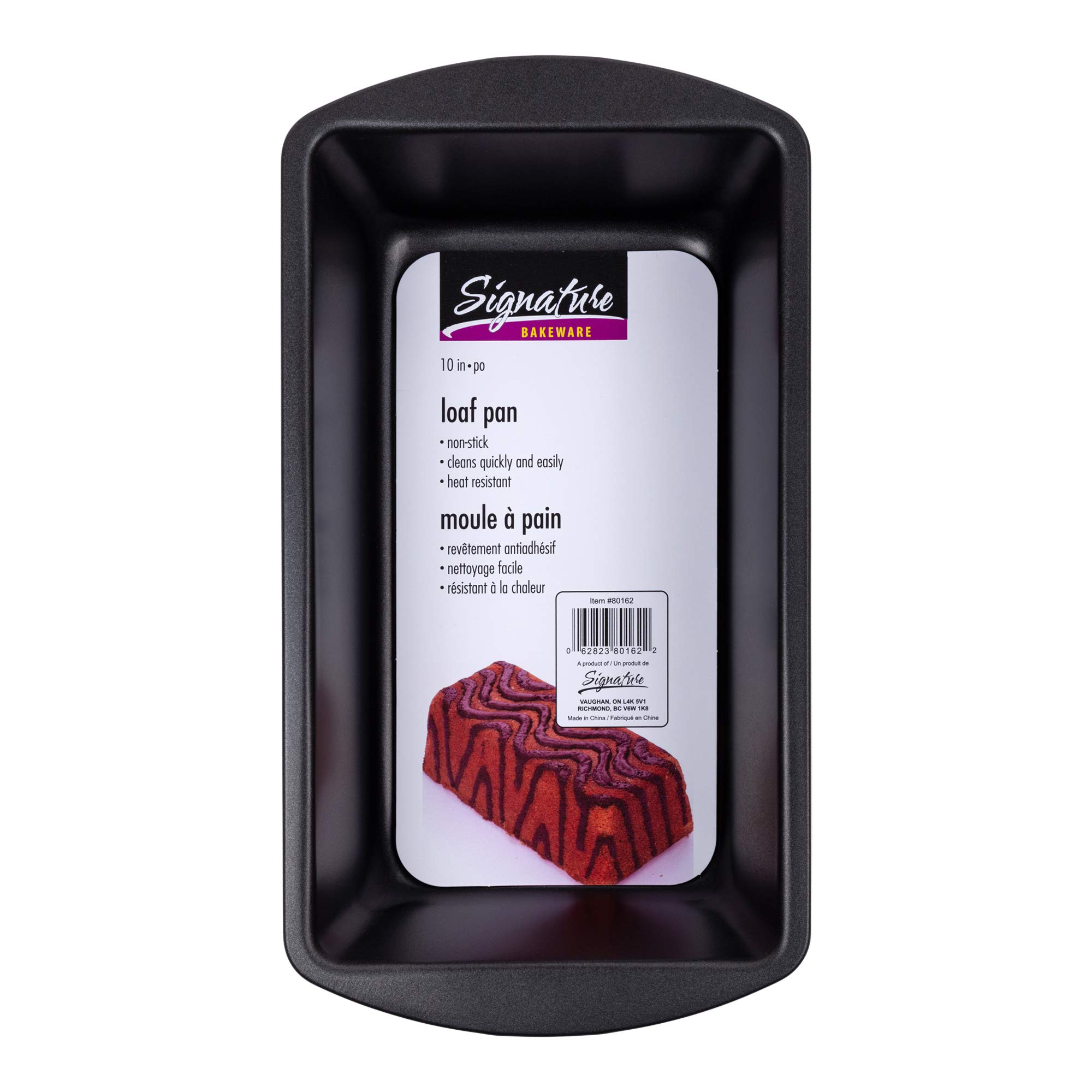 Noxtioanip 2 Pièces Moule à Pain Et Cake Avec Revêtement Antiadhésif - Gris 30,6x11,5x7,5 Cm Et 25,8x11,5x7,3 Cm