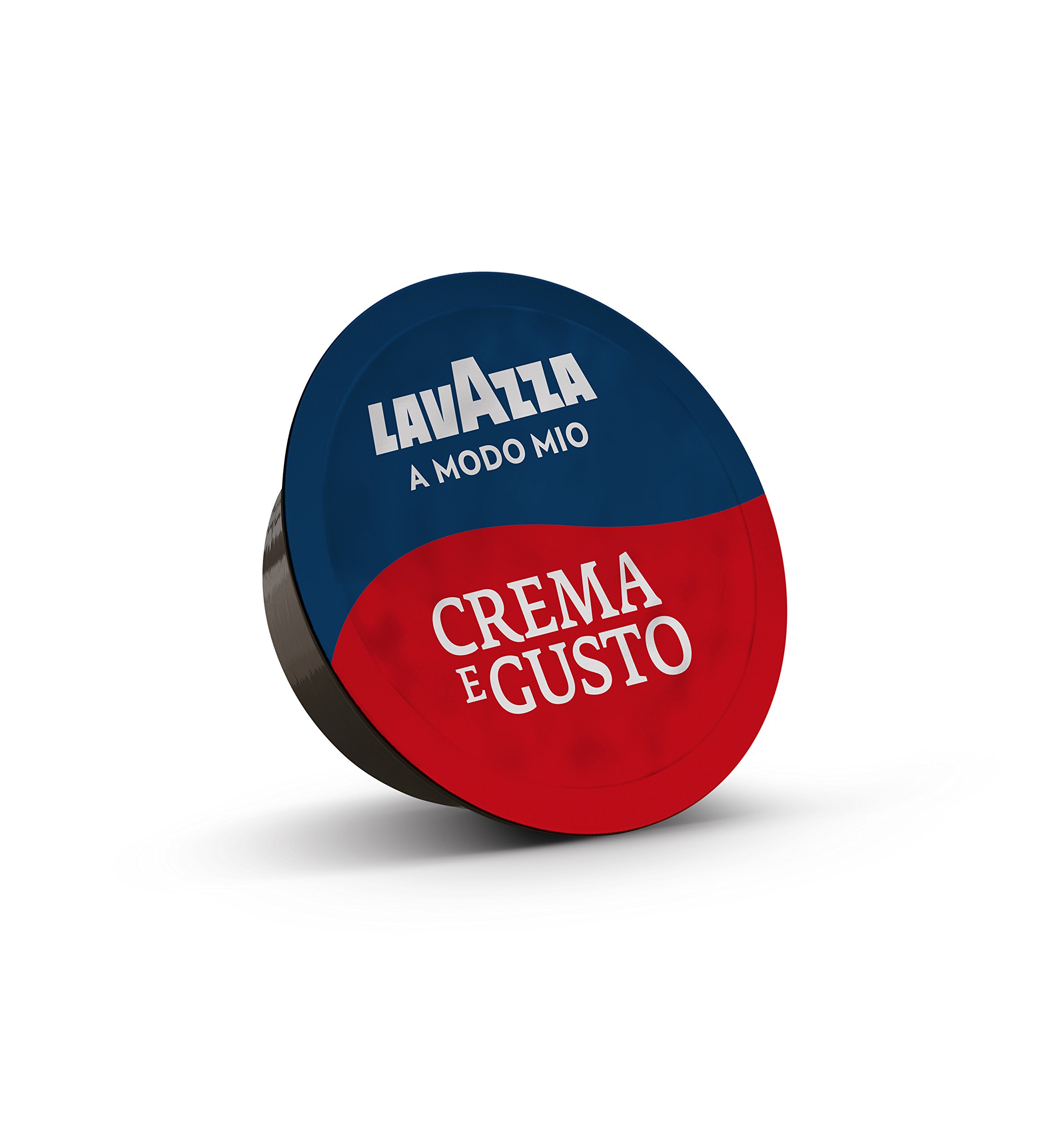 Lavazza, A Modo Mio Crema y Sabor Clásico, 256 Cápsulas Café para Espresso con Notas de Chocolate y Frutas Secas, Arabica y Robusta, Intensidad 12/13, Asado Mediano, 16 Cajas de 16 Cápsulas