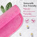 Orighty Makeup Remover Cloths Pack of 4, Reusable Microfiber Facial Cleansing Cloths, Remove Instantly Dirt, Makeup&Waterproof Mascara with Just Water, 15.5 x 7.5 in, Blue/Purple/Black/Pink