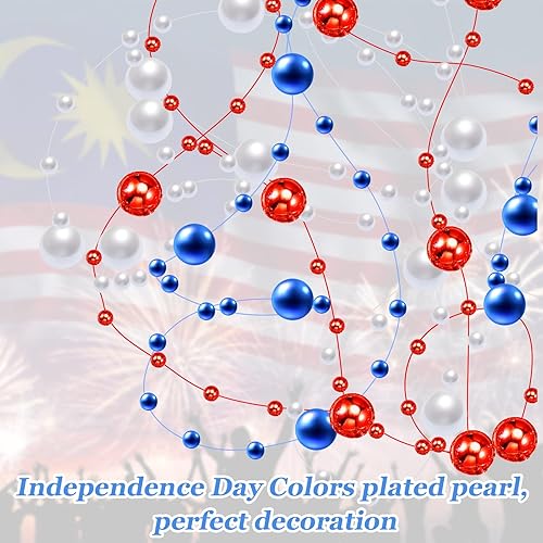 Miniatura 82 de Tondiamo 24 piezas de perlas artificiales para velas flotantes, perlas de imitación, guirnalda de decoración para jarrones, decoración de bodas