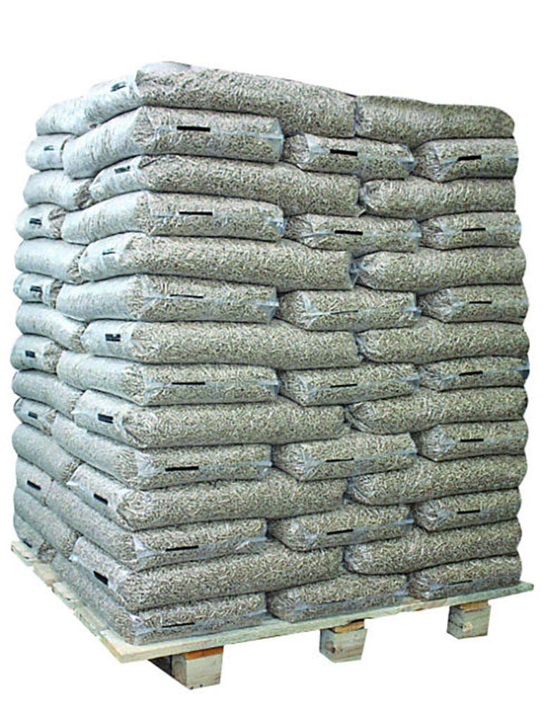 20 SACCHI PELLET ABETE 100% N.20X15KG TOTALE 300KG CERTIFICATO A1 BIANCO LATTE MY WOOD