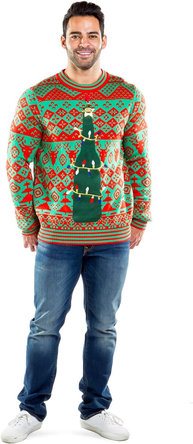 Tipsy Elves Ugly Christmas Sweaters for Men - Colorful and Funny Men's Christmas Sweaters - Hilarious Holiday Pullovers - Image 5