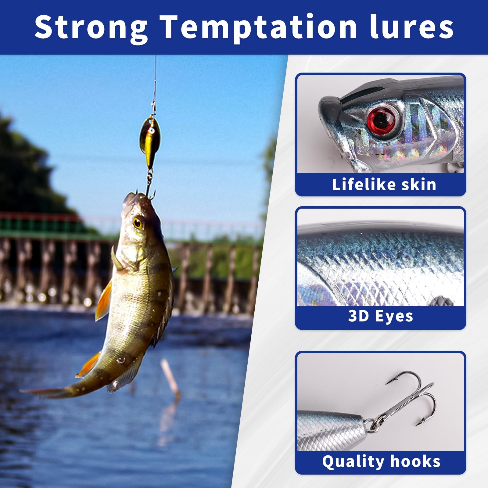 Calendrier De L'Avent Fishing Tackle - 24 Jours - Leurres De Pêche De Noël - Compte à Rebours