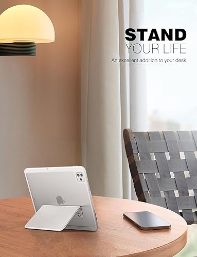 Miniatura 2 de Nillkin Soporte adhesivo invisible delgado para tableta, soporte universal para iPad para escritorio, más ajustable, compatible con iPadGalaxy Tab y