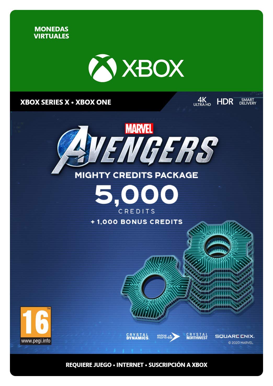 Marvel's Avengers Mighty Credits Package | Xbox One/Series X|S - Codice de descarga